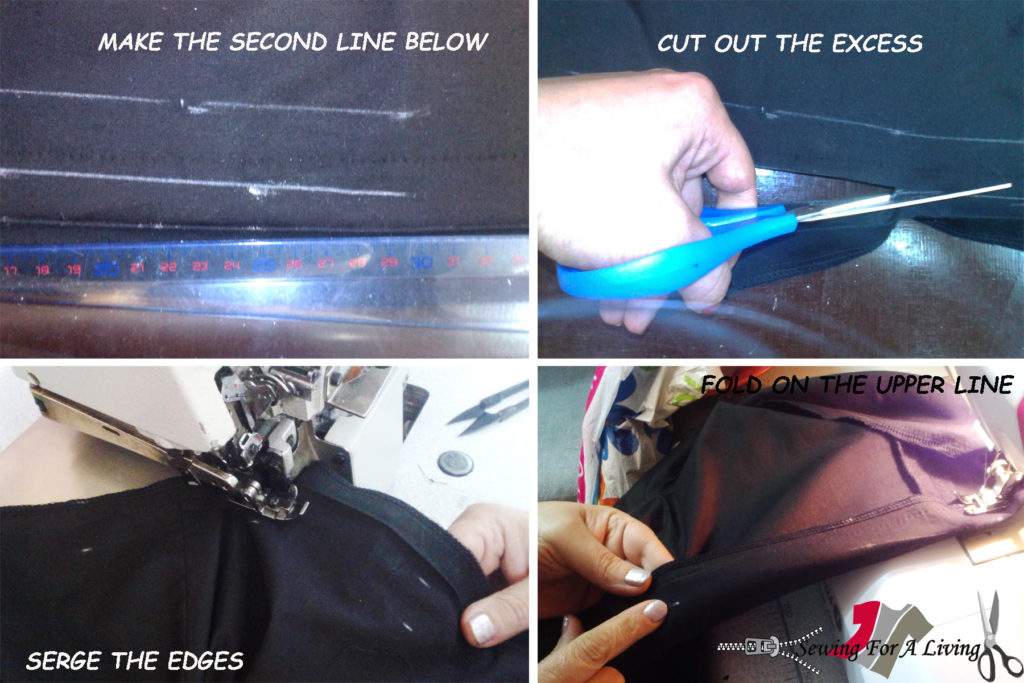 Sew a hem with a seger | Sewing For A Living