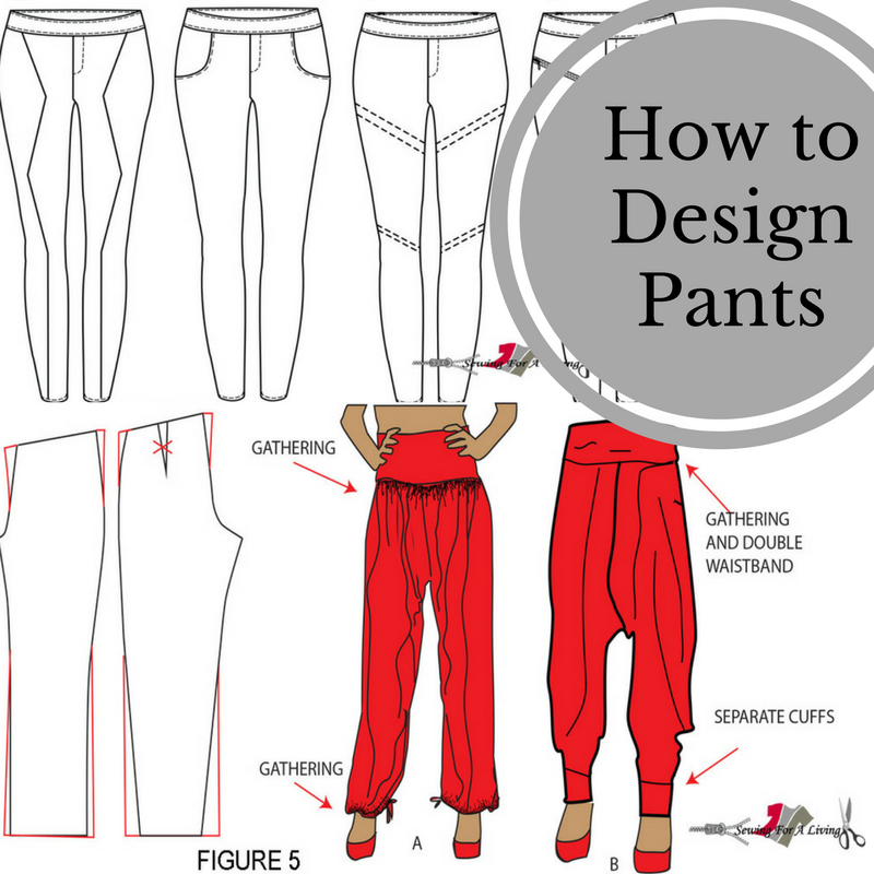 narrow pant design /ankle length pants design/ straight pant design