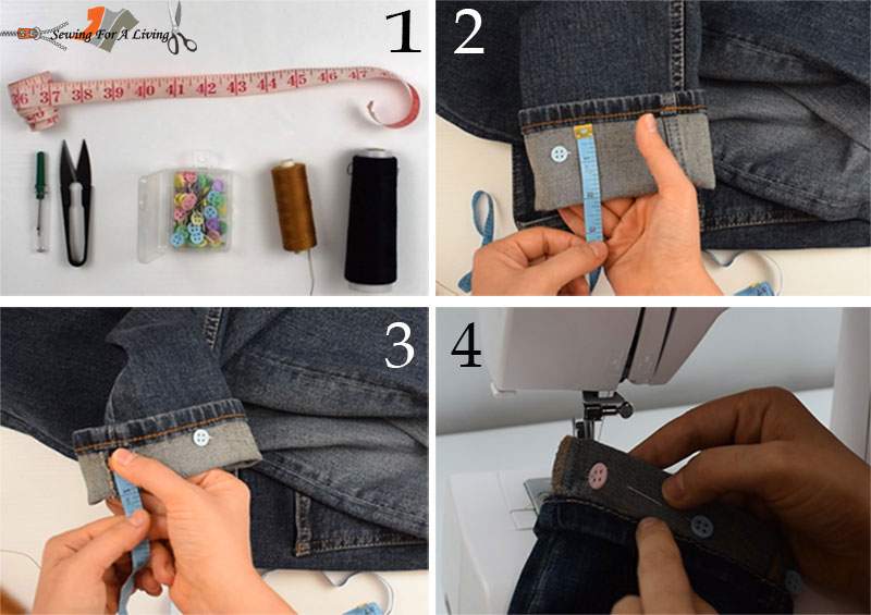 How to fix a torn belt loop on jeans - Sewing For A Living