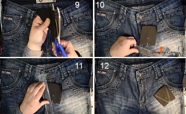 How to enlarge waist of jeans - 708.net