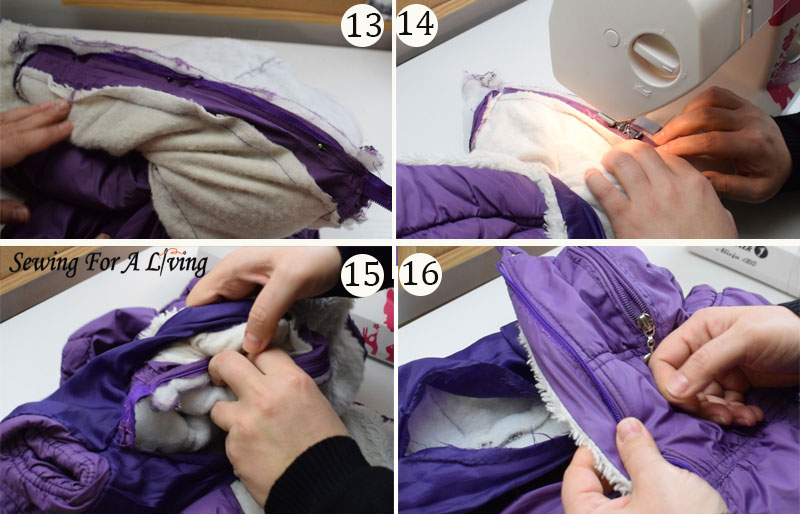 How To Replace a Zipper in a Jacket or Coat – The Sewing Garden