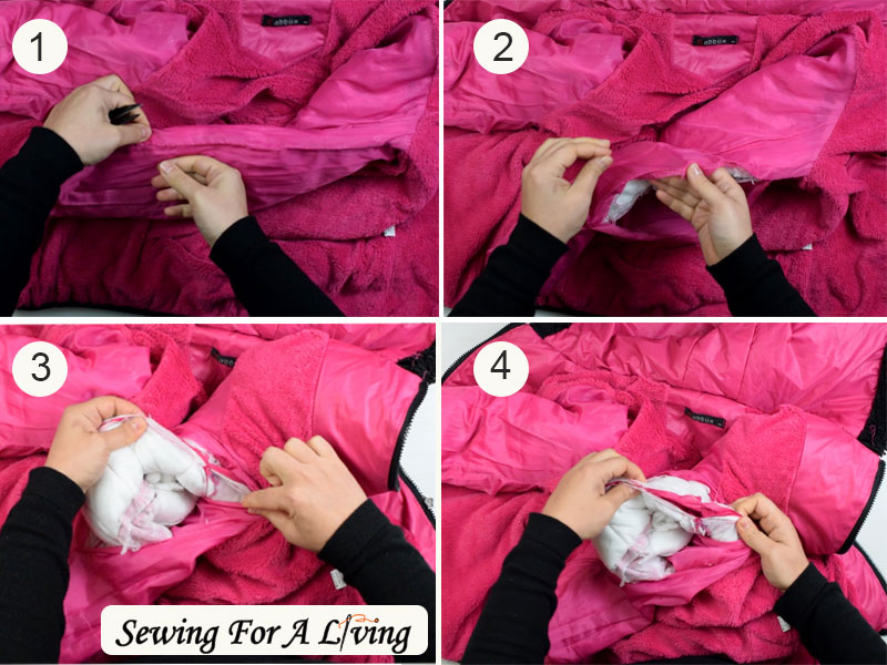 How to Repair a tear/rip hole in your Down Jacket, no sew. Quick fix. 